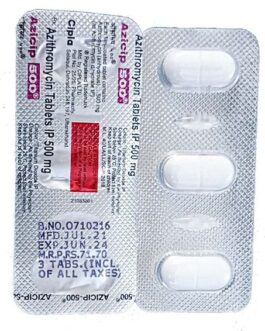 Azicip 500(azithromycin 500mg tablets)